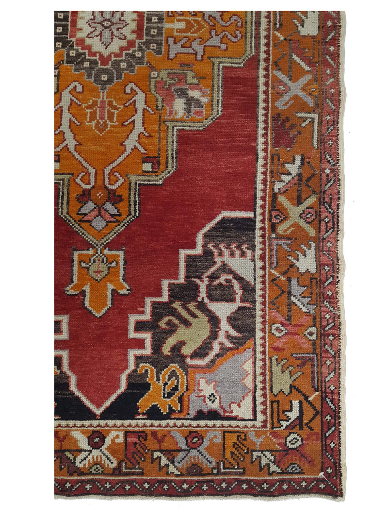 Pacific Anatolian 42013 Orange Yellow Traditional Hand Knotted Rug
