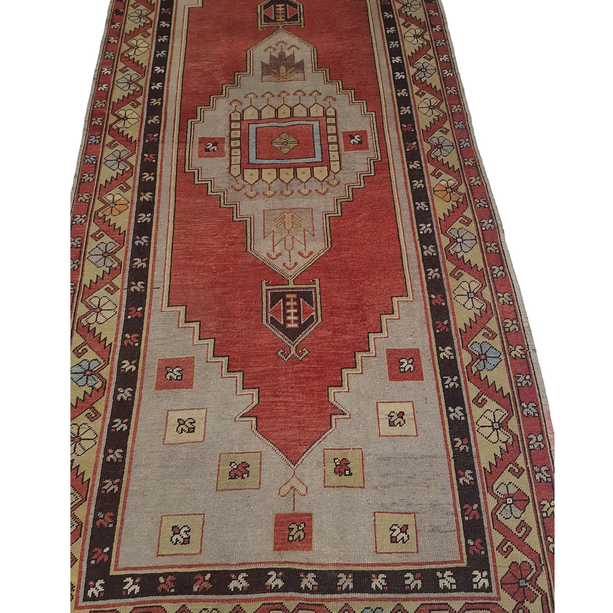 Pacific Anatolian 42014 Beige Coral Traditional Hand Knotted Rug