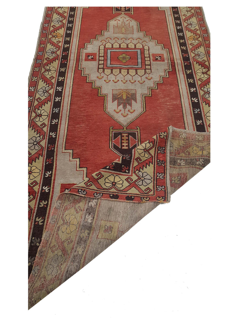 Pacific Anatolian 42014 Beige Coral Traditional Hand Knotted Rug