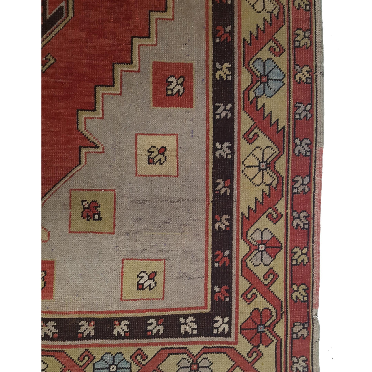 Pacific Anatolian 42014 Beige Coral Traditional Hand Knotted Rug