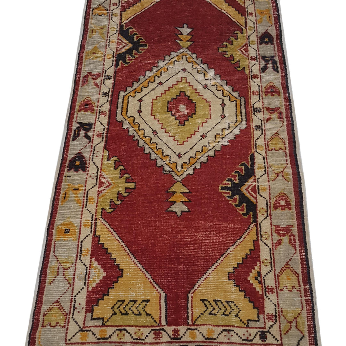 Pacific Anatolian 42022 Burgundy Lt.Grey Traditional Hand Knotted Rug
