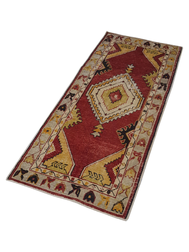 Pacific Anatolian 42022 Burgundy Lt.Grey Traditional Hand Knotted Rug