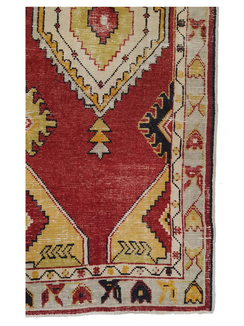 Pacific Anatolian 42022 Burgundy Lt.Grey Traditional Hand Knotted Rug