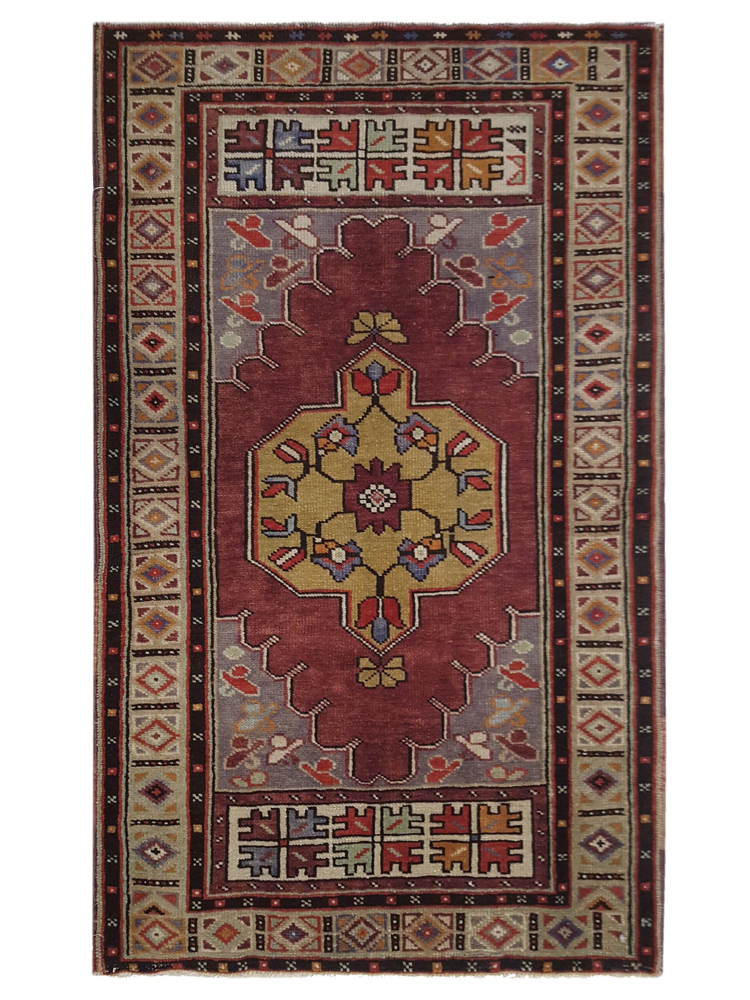 Pacific Anatolian  Burgundy Multi Traditional