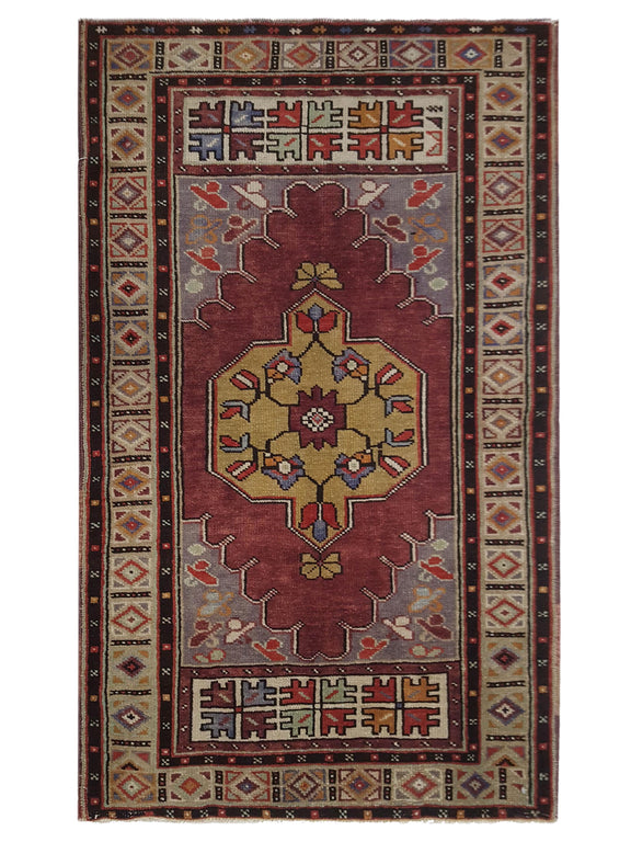 Pacific Anatolian  Burgundy Multi Traditional