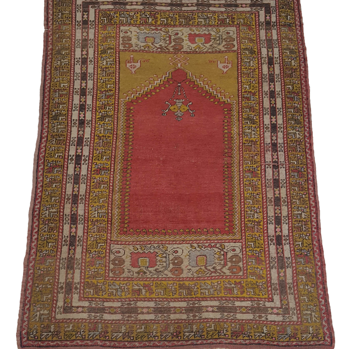 Pacific Anatolian 42032 Red Gold Traditional Hand Knotted Rug