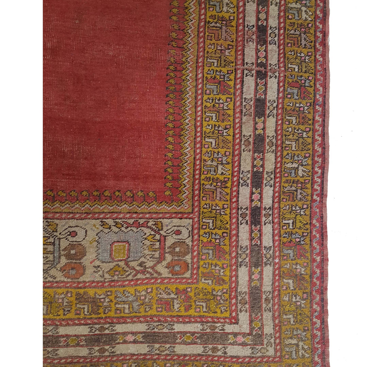 Pacific Anatolian 42032 Red Gold Traditional Hand Knotted Rug
