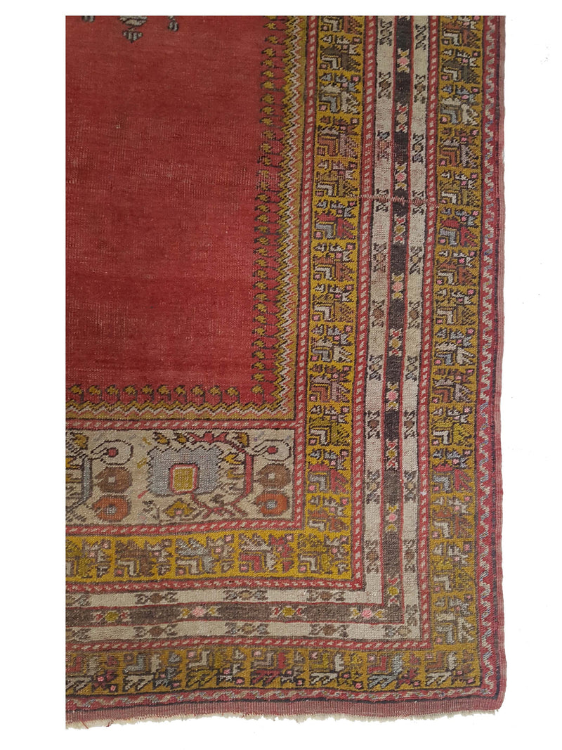 Pacific Anatolian 42032 Red Gold Traditional Hand Knotted Rug