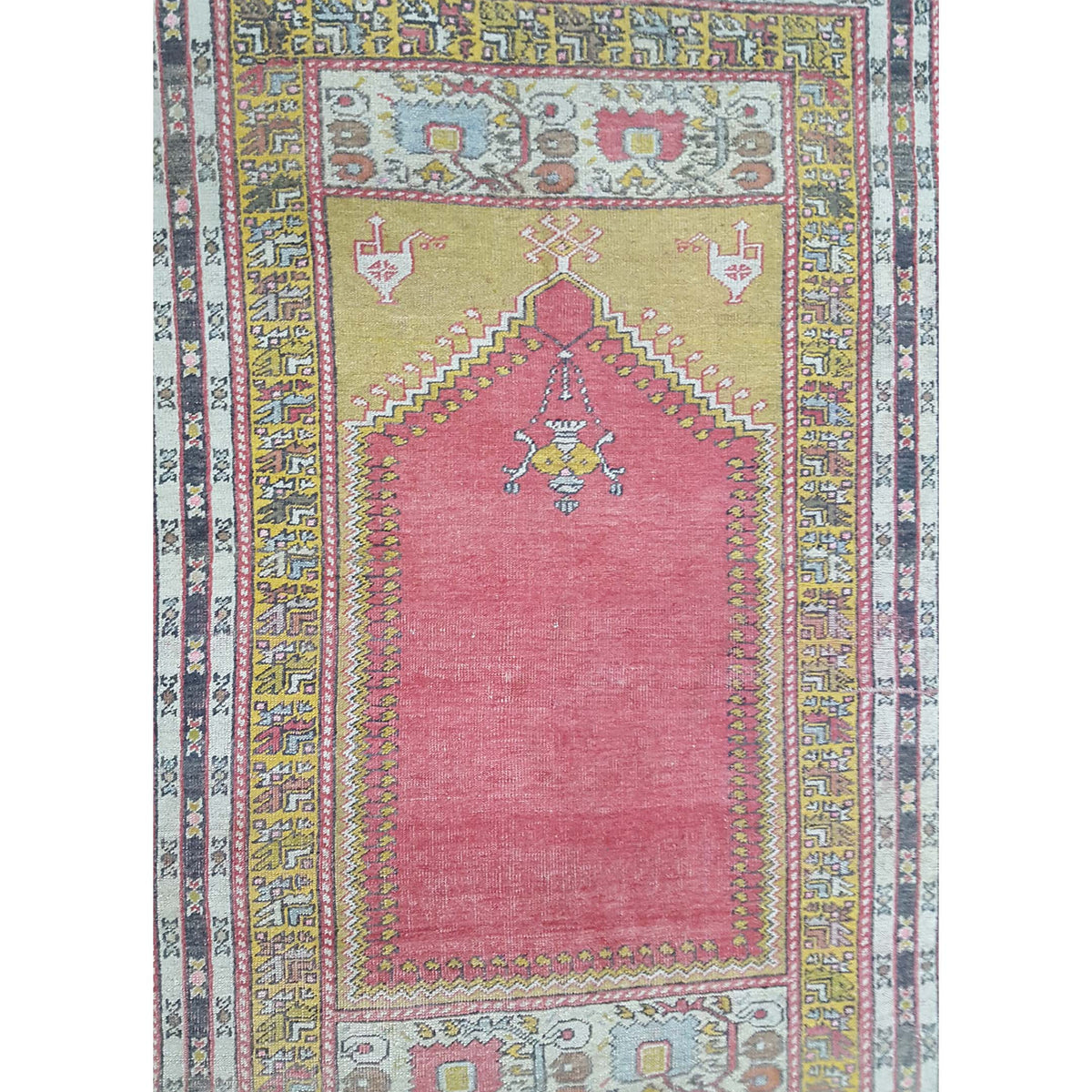 Pacific Anatolian 42032 Red Gold Traditional Hand Knotted Rug