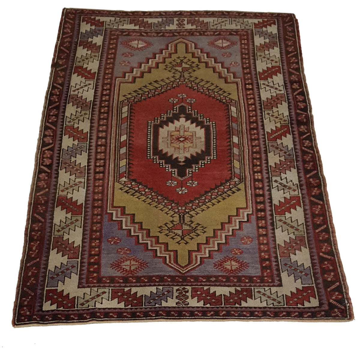 Pacific Anatolian 42034 Brown Ivory Traditional Hand Knotted Rug