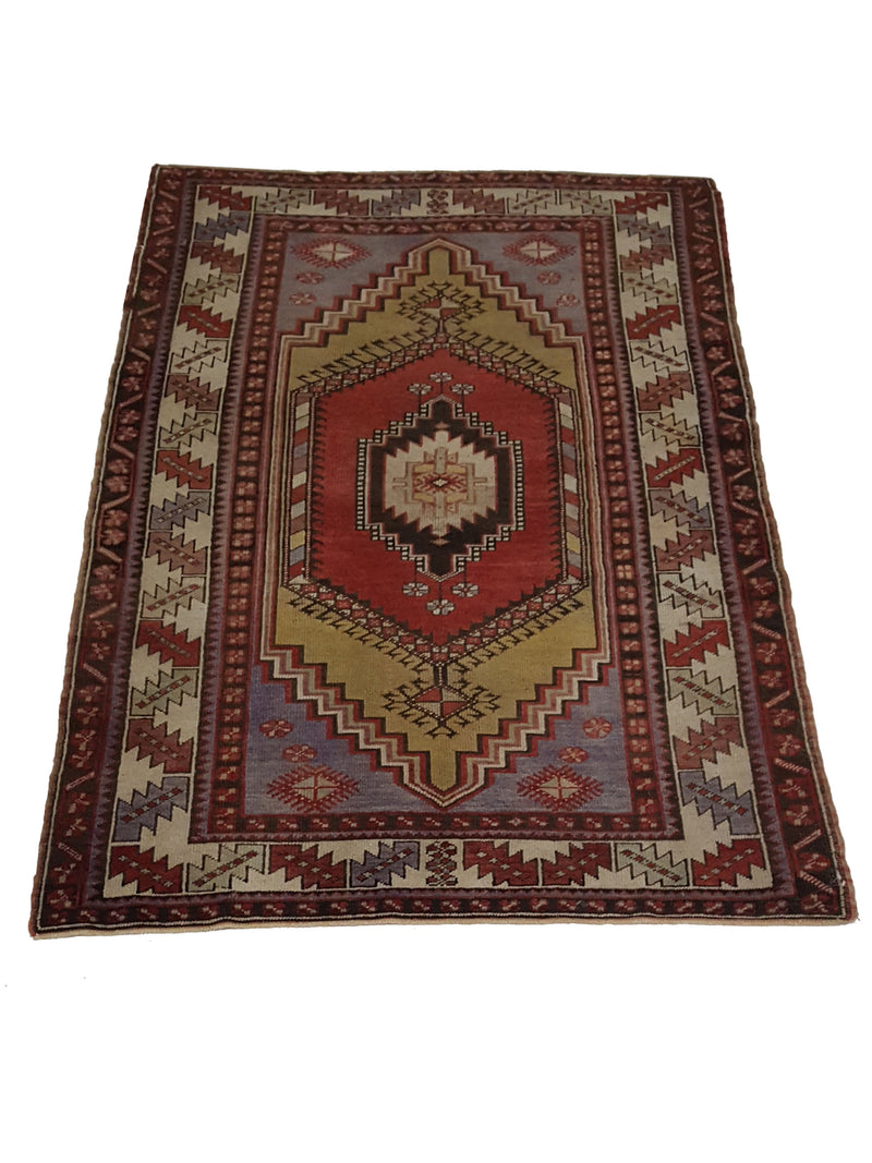 Pacific Anatolian 42034 Brown Ivory Traditional Hand Knotted Rug