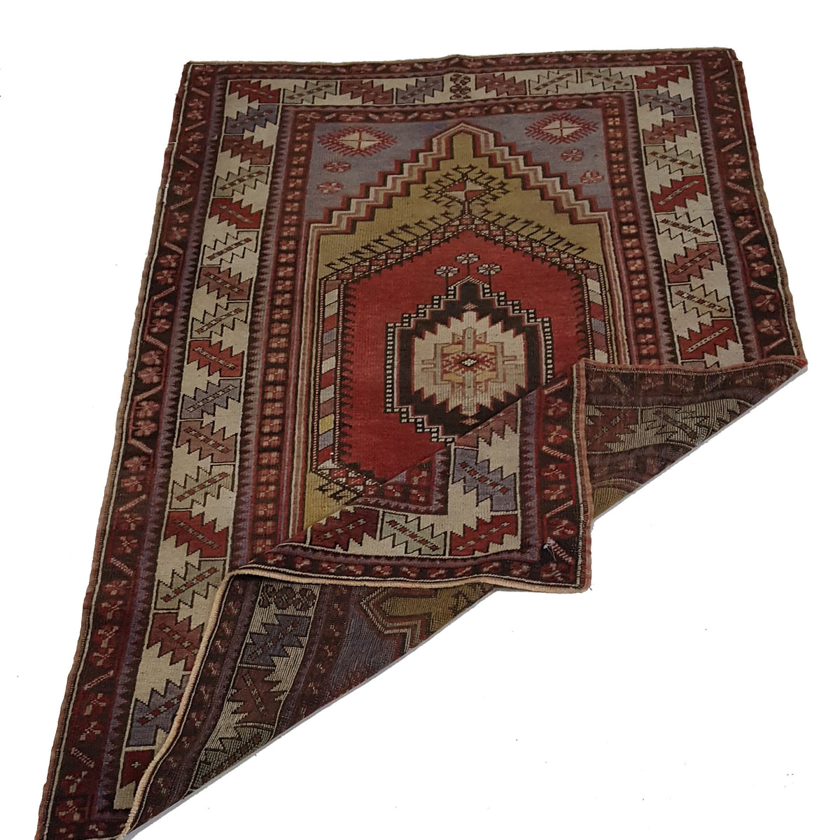 Pacific Anatolian 42034 Brown Ivory Traditional Hand Knotted Rug
