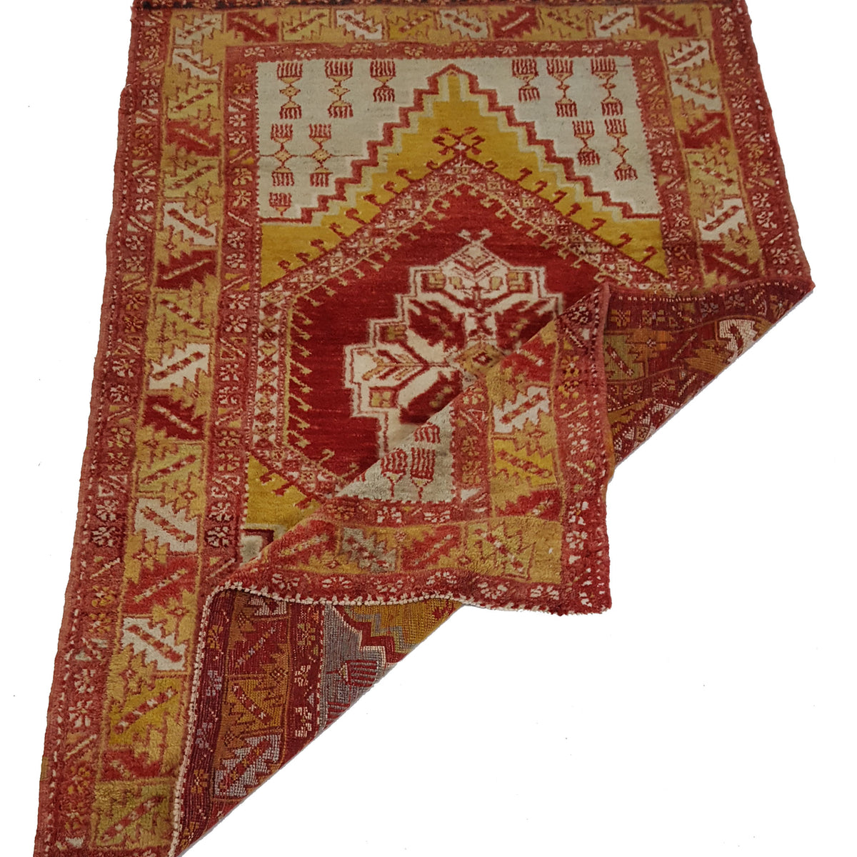 Pacific Anatolian 42036 Orange Mustard Traditional Hand Knotted Rug