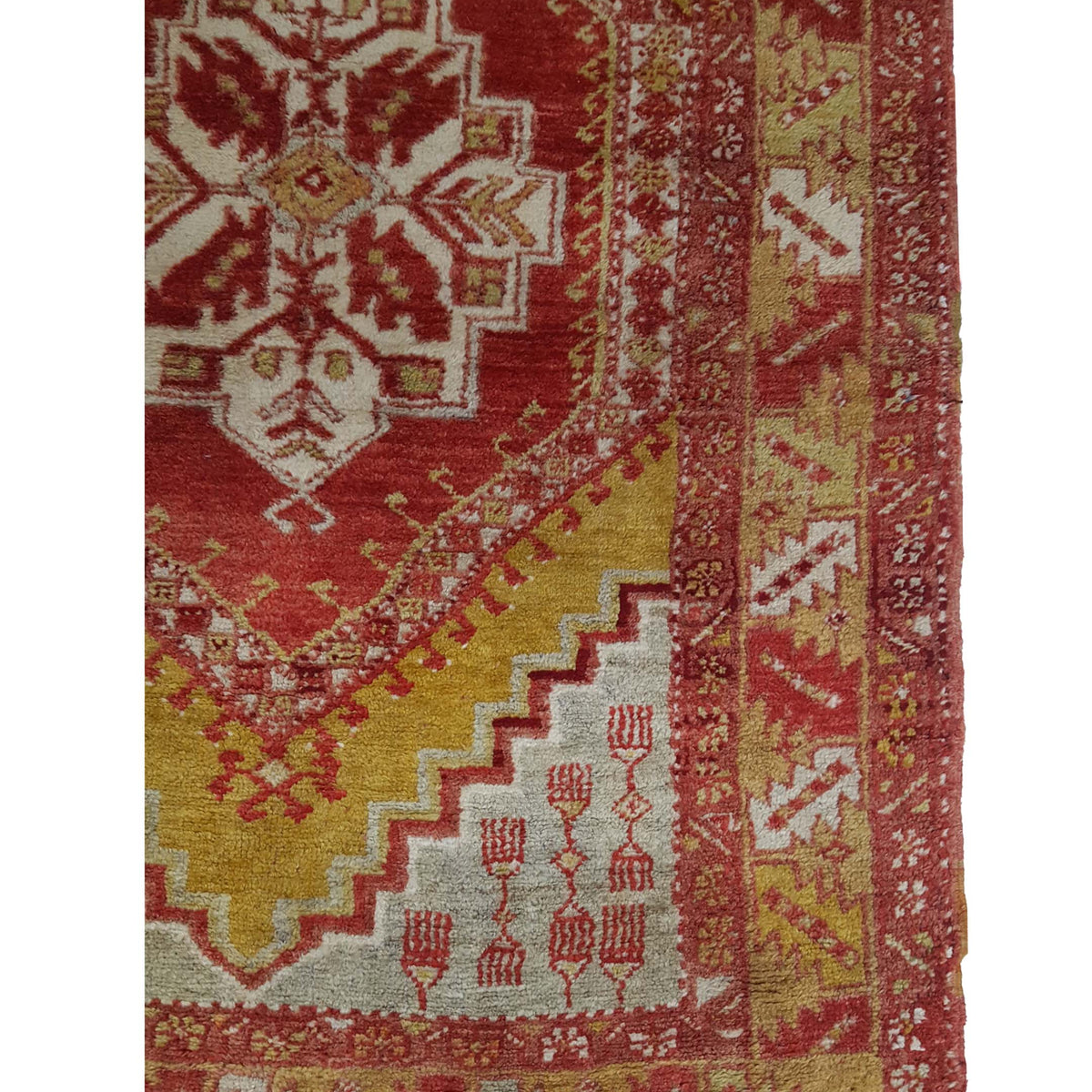 Pacific Anatolian 42036 Orange Mustard Traditional Hand Knotted Rug
