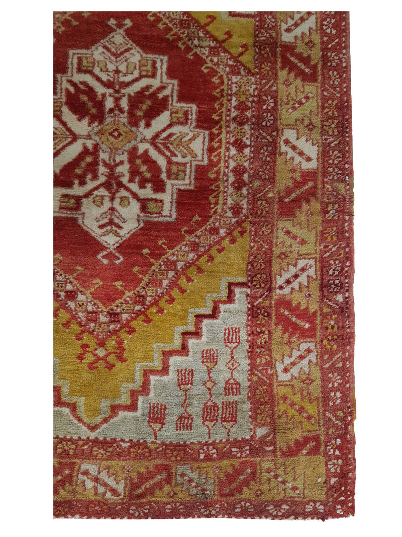 Pacific Anatolian 42036 Orange Mustard Traditional Hand Knotted Rug