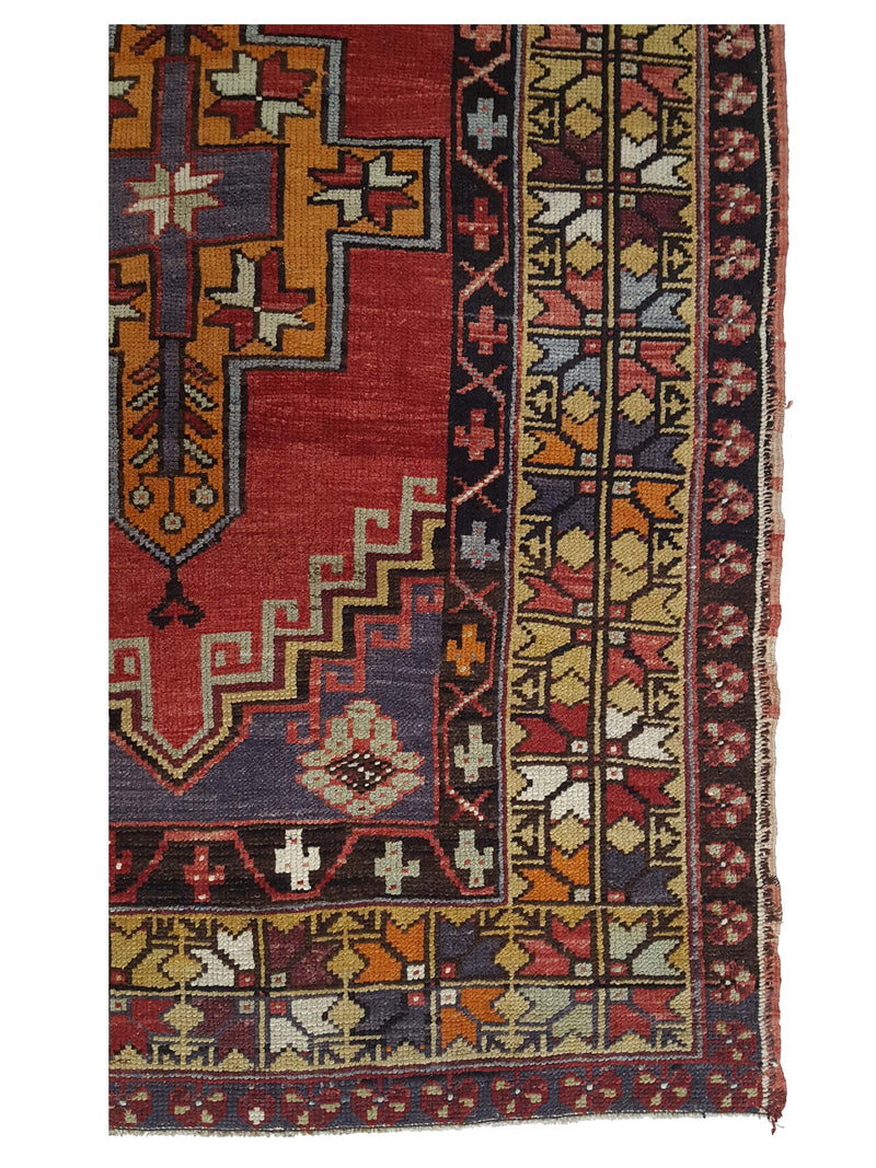 Pacific Anatolian 42037 Red Multi Traditional Hand Knotted Rug