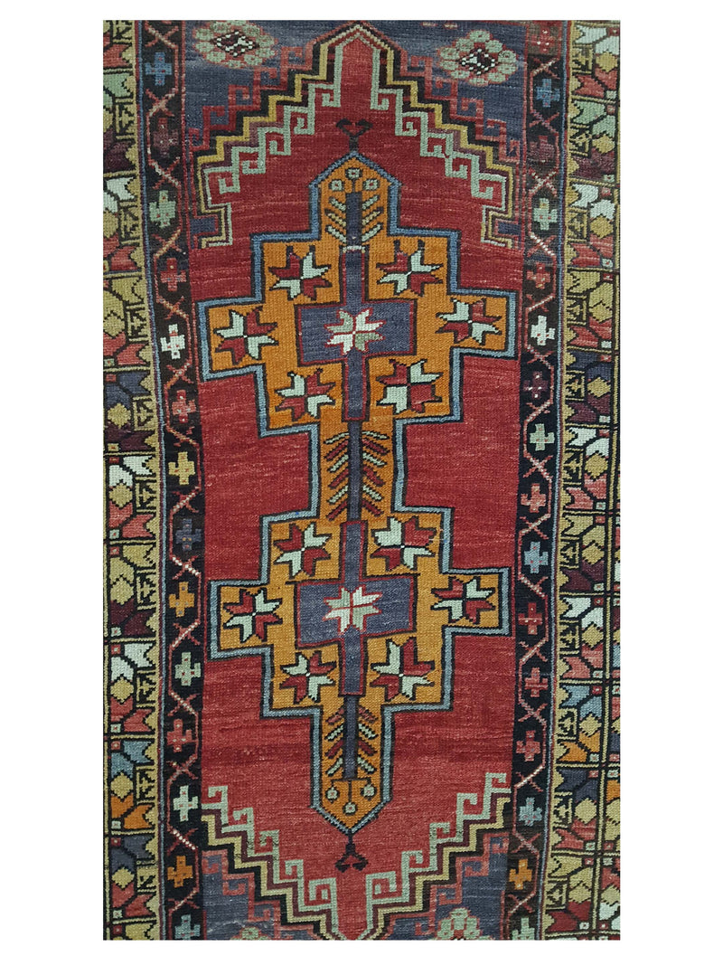 Pacific Anatolian 42037 Red Multi Traditional Hand Knotted Rug