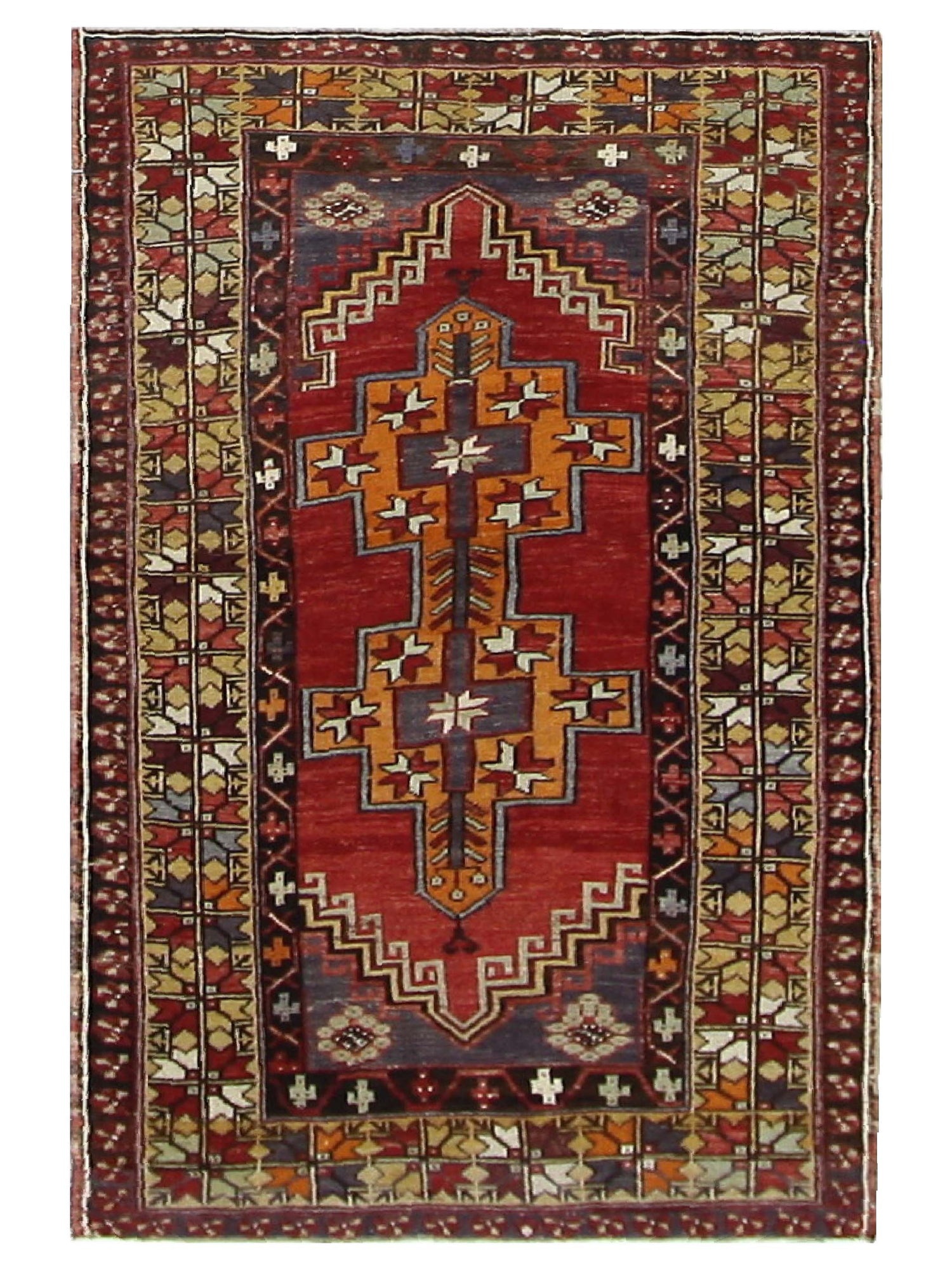 Pacific Anatolian  Red Multi Traditional