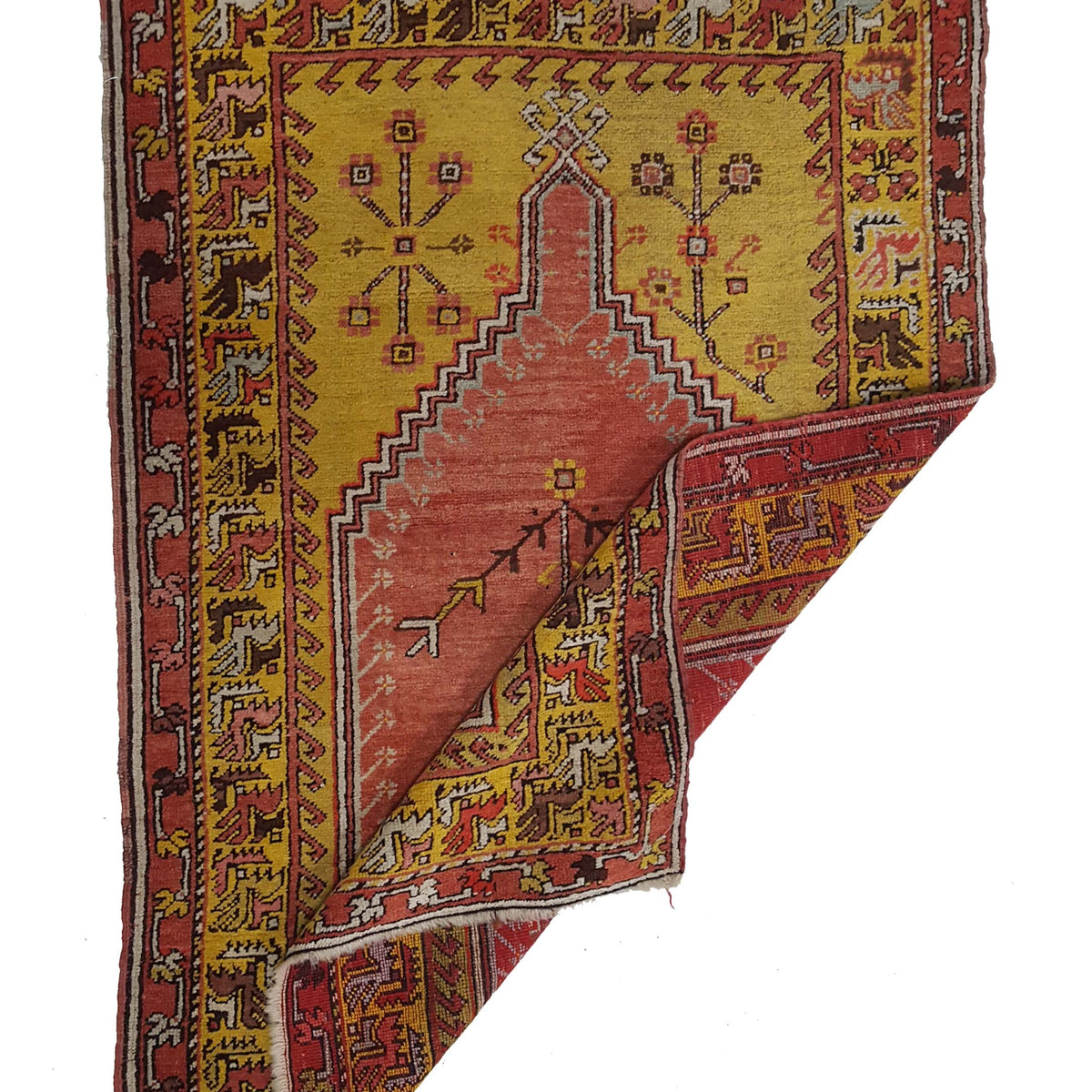 Pacific Anatolian 42040 Orange Gold Traditional Hand Knotted Rug