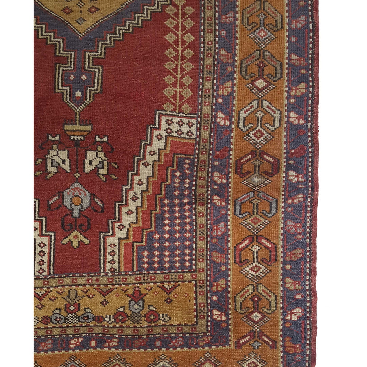 Pacific Anatolian 42041 Rust Orange Traditional Hand Knotted Rug