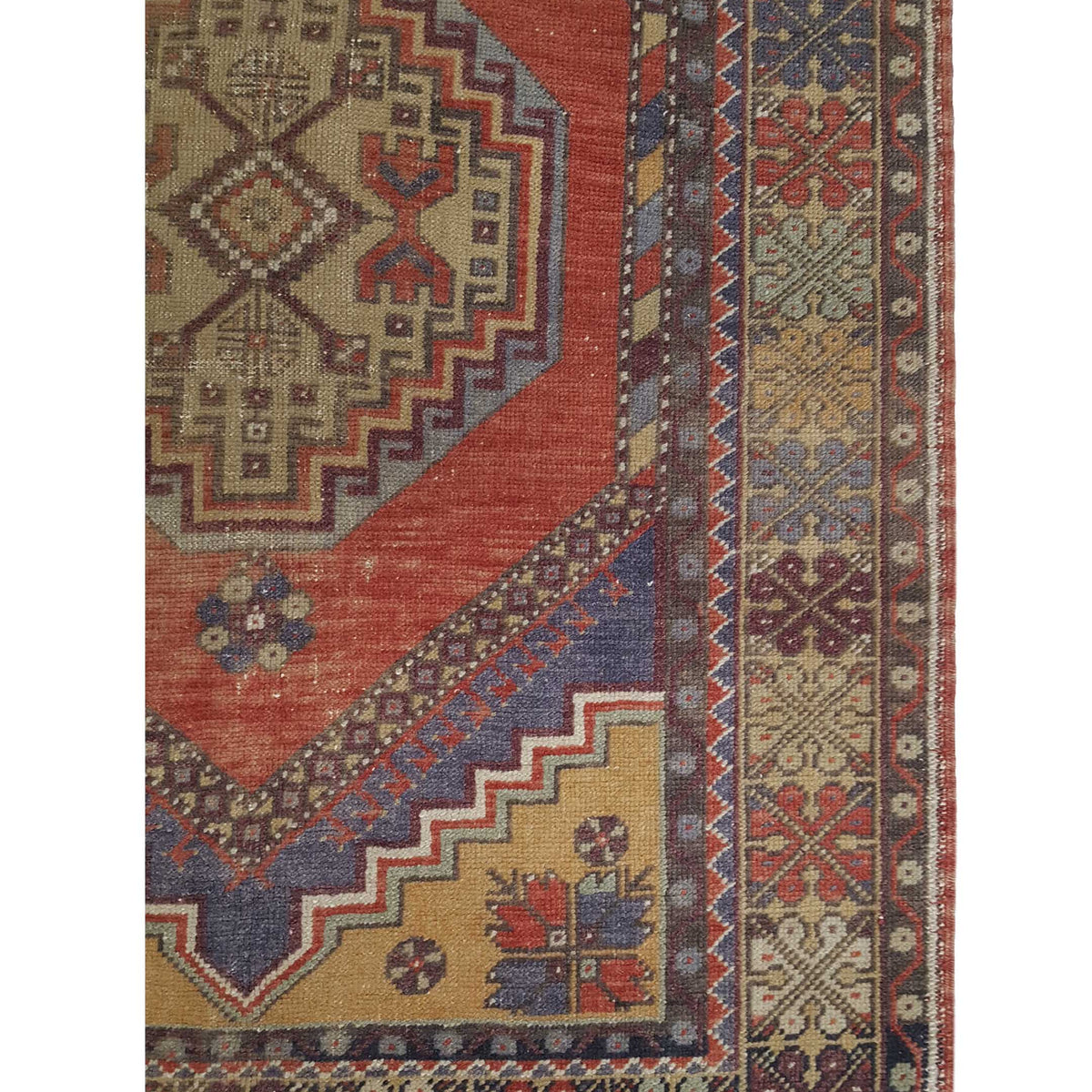 Pacific Anatolian 42044 Orange Multi Traditional Hand Knotted Rug