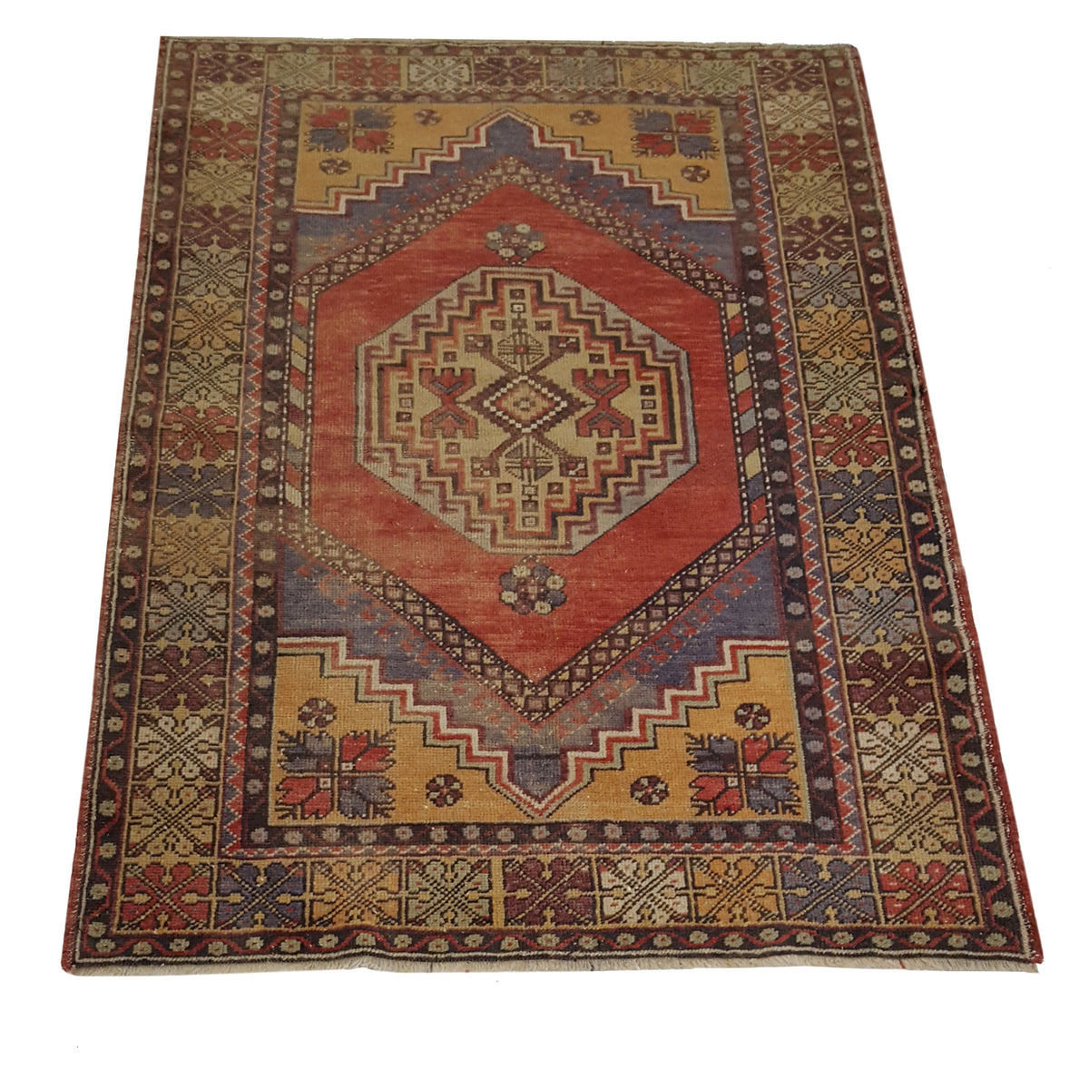 Pacific Anatolian 42045 Rust Multi Traditional Hand Knotted Rug