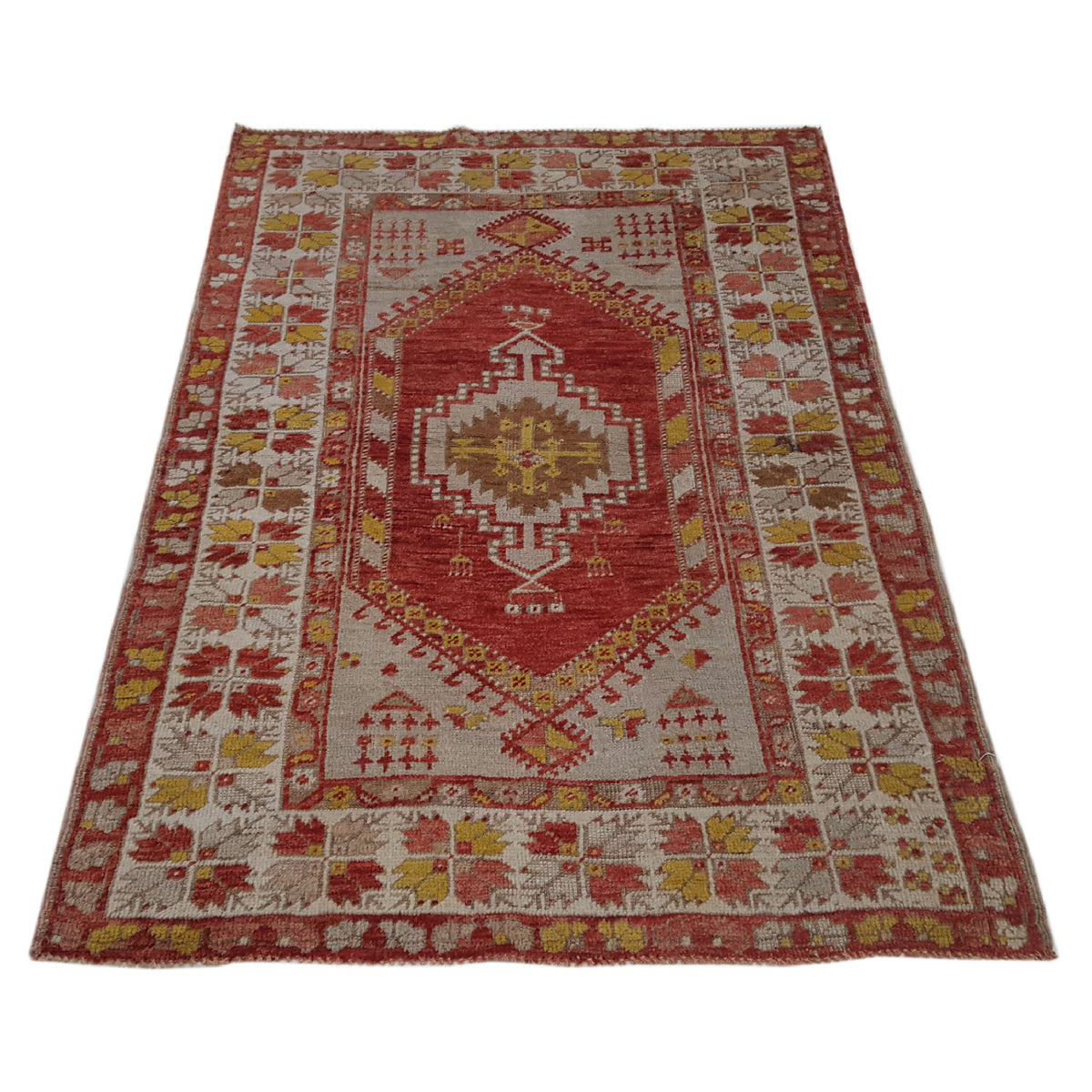 Pacific Anatolian 42046 Rust Ivory Traditional Hand Knotted Rug