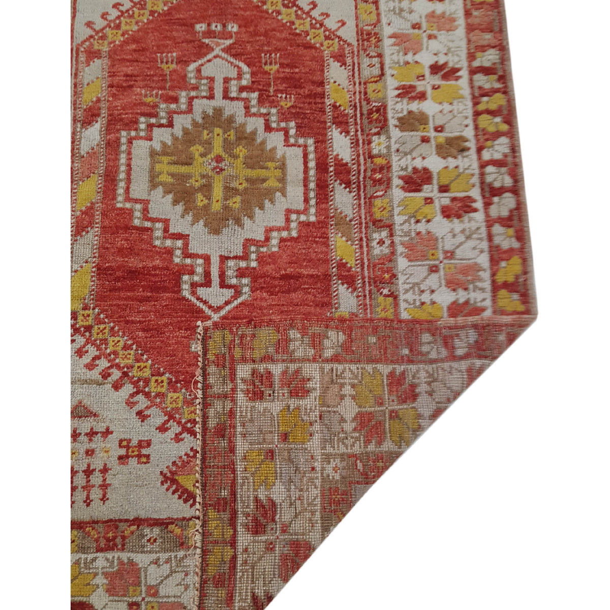 Pacific Anatolian 42046 Rust Ivory Traditional Hand Knotted Rug