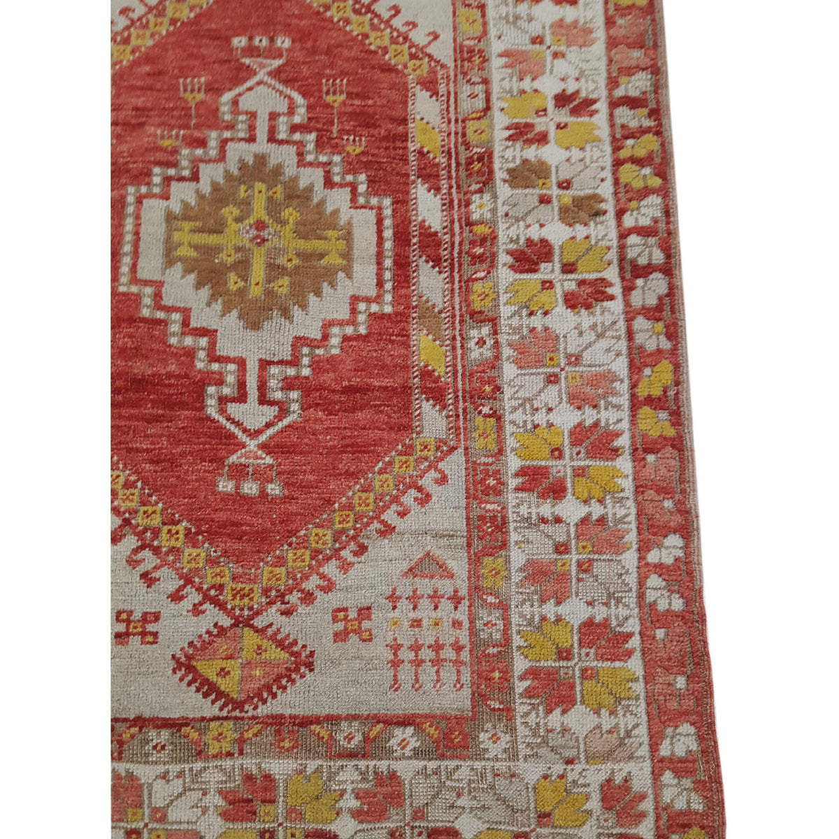 Pacific Anatolian 42046 Rust Ivory Traditional Hand Knotted Rug