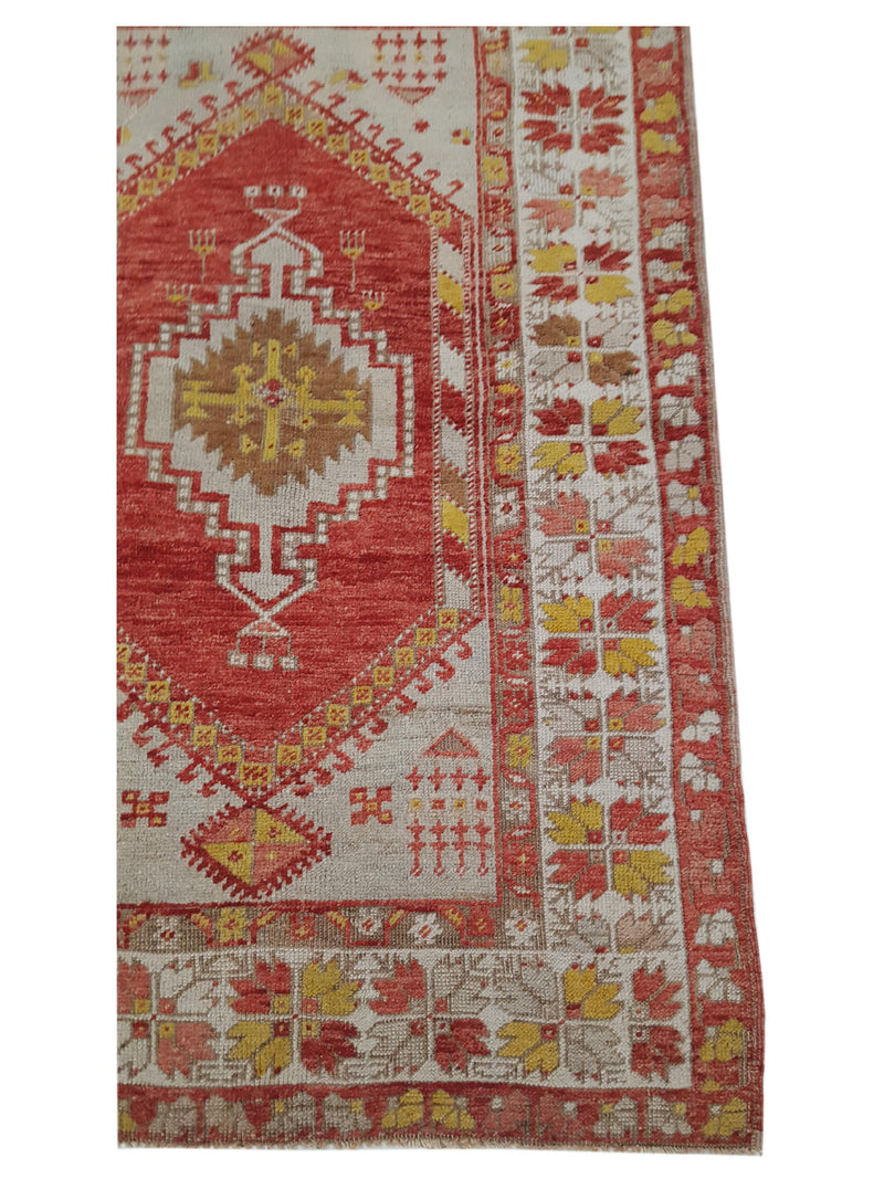 Pacific Anatolian 42046 Rust Ivory Traditional Hand Knotted Rug