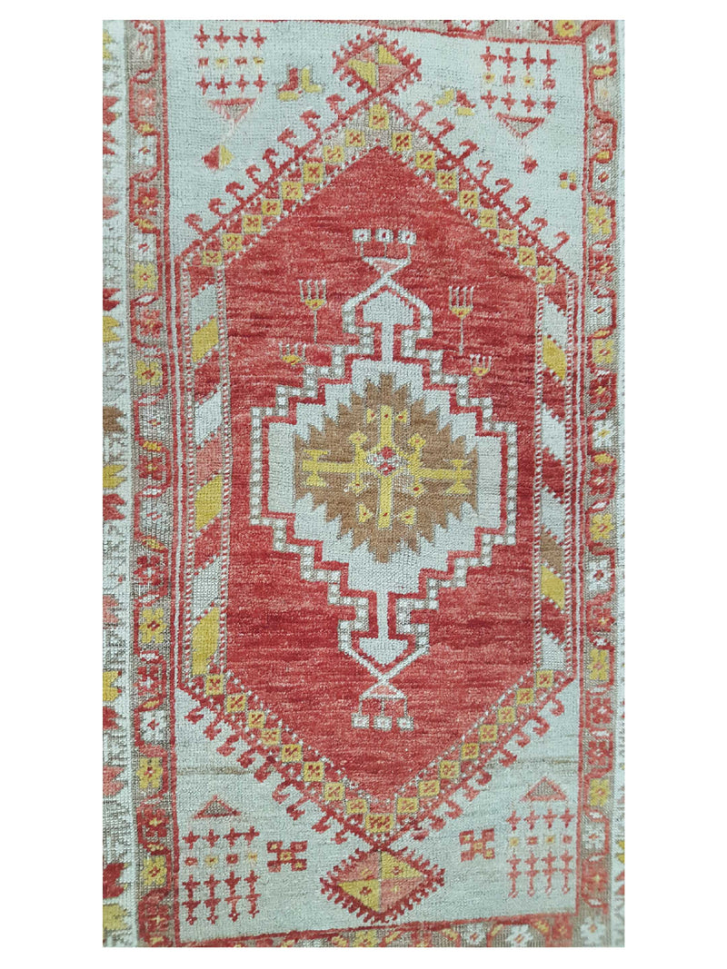 Pacific Anatolian 42046 Rust Ivory Traditional Hand Knotted Rug