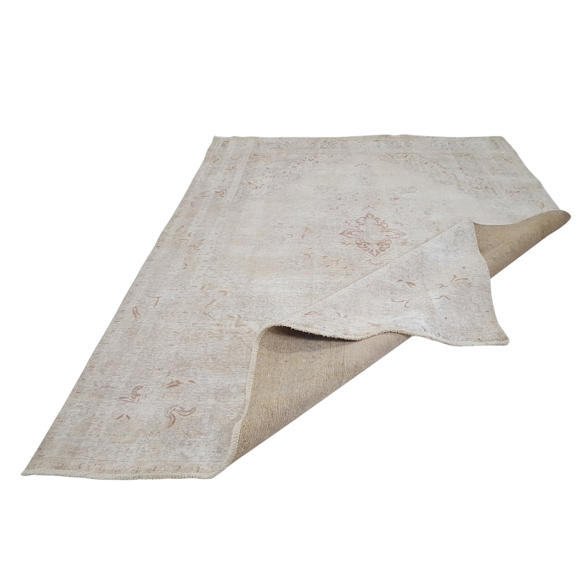 Pacific Vintage 42049 Ivory Ivory Vintage Hand Knotted Rug