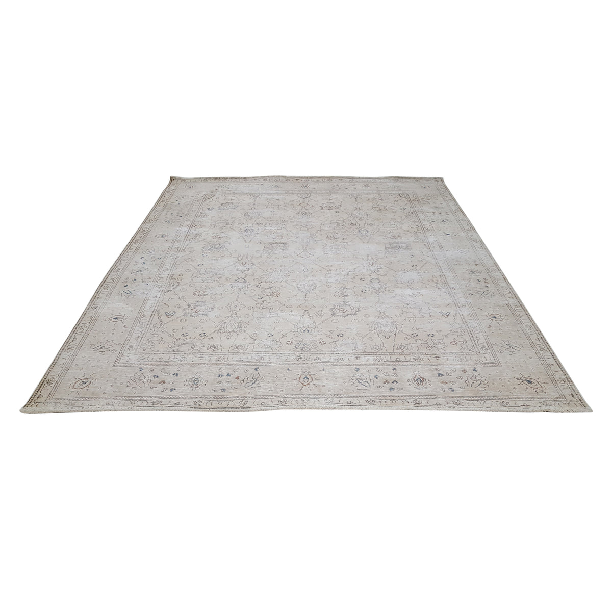 Pacific Vintage 42051 Ivory Ivory Vintage Hand Knotted Rug
