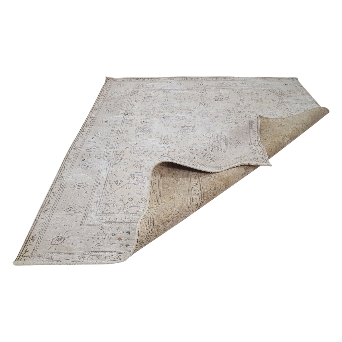 Pacific Vintage 42051 Ivory Ivory Vintage Hand Knotted Rug