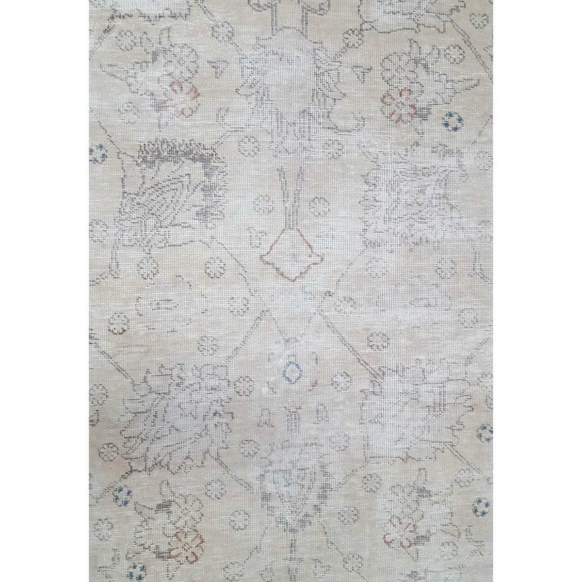 Pacific Vintage 42051 Ivory Ivory Vintage Hand Knotted Rug