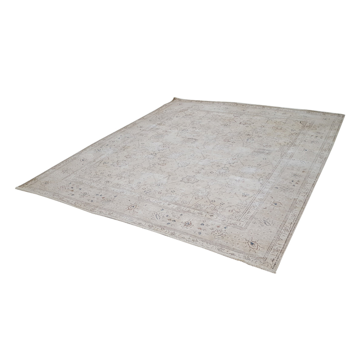 Pacific Vintage 42051 Ivory Ivory Vintage Hand Knotted Rug