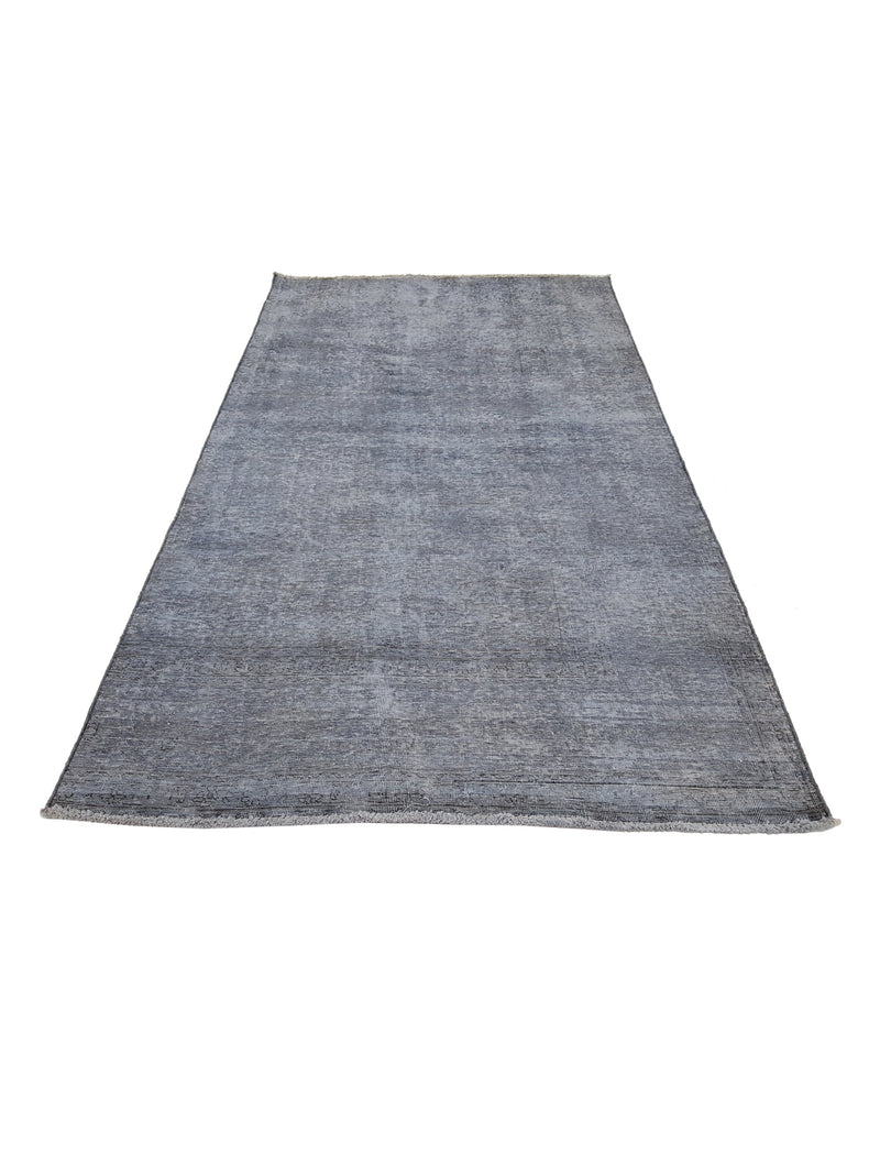 Pacific Overdyed 42053 Grey Grey Transitional Hand Knotted Rug