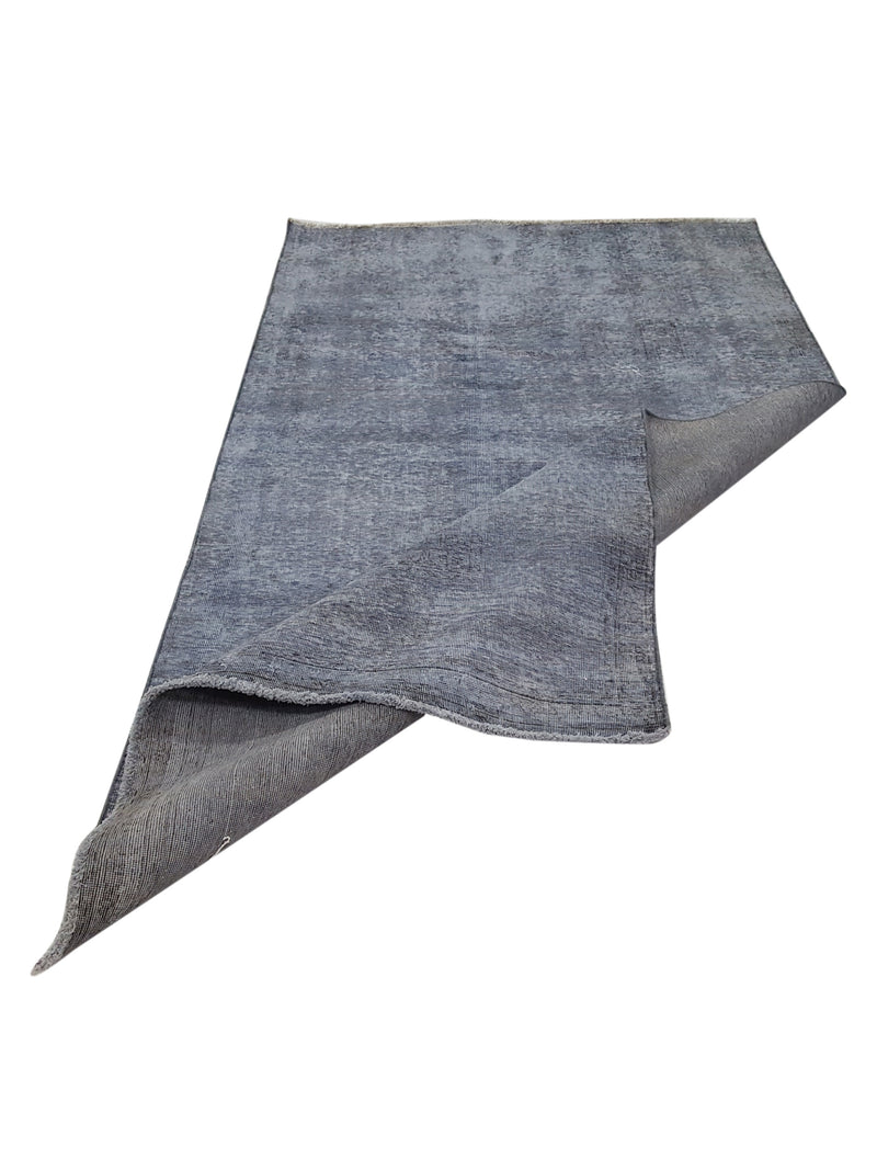 Pacific Overdyed 42053 Grey Grey Transitional Hand Knotted Rug