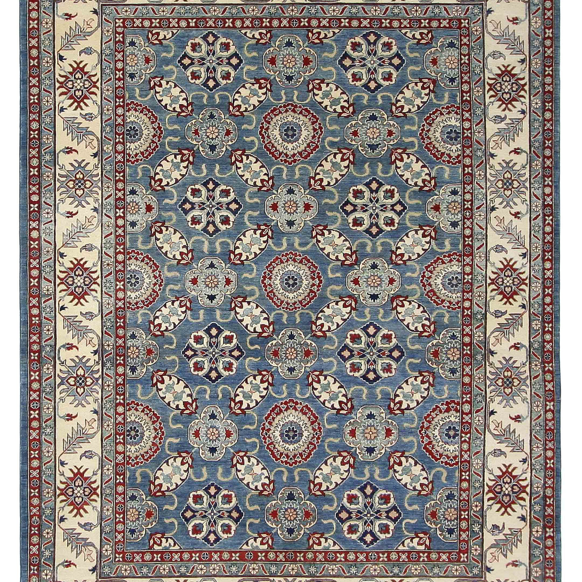 Pacific Kazak  Lt.Blue Ivory Traditional