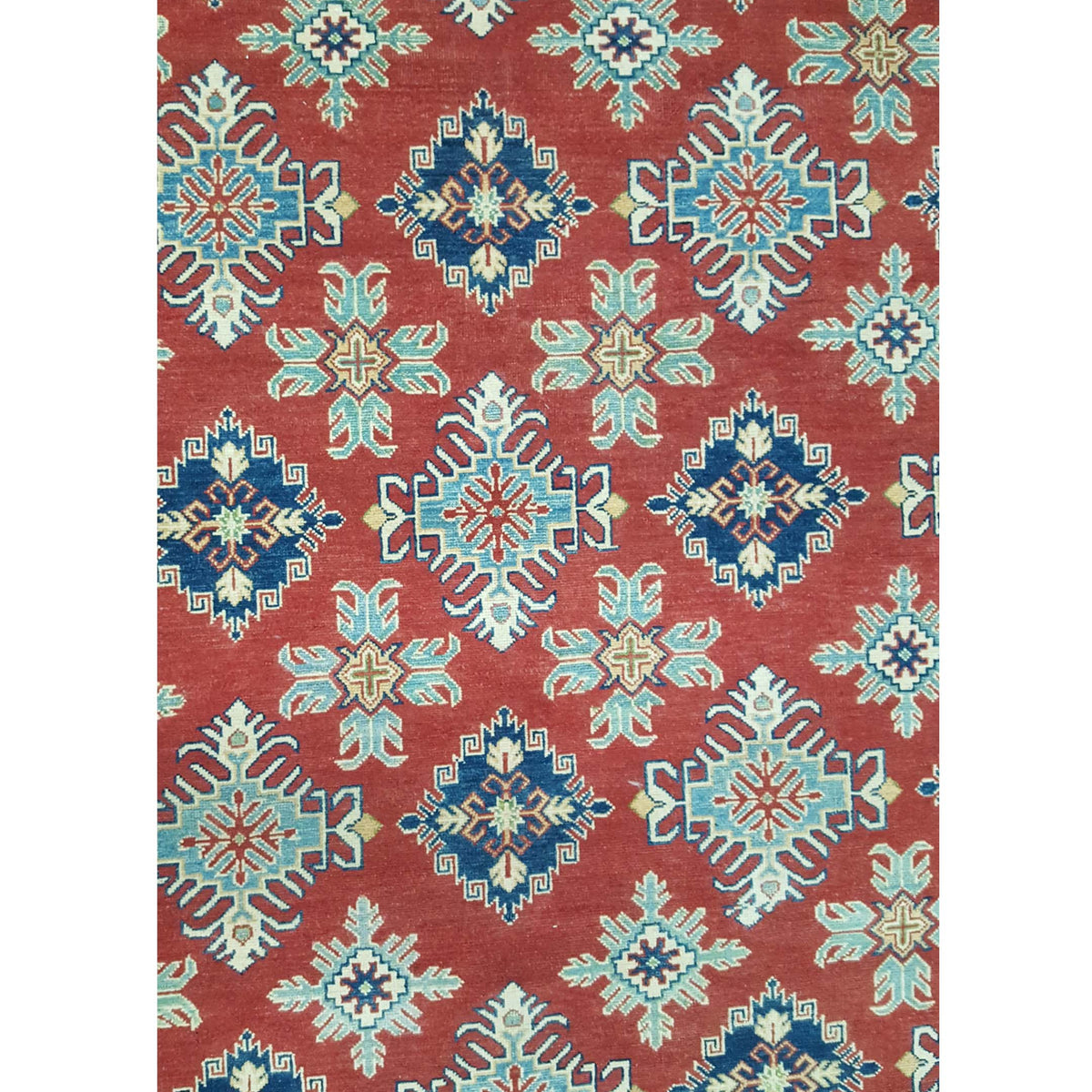 Pacific Kazak 42059 Red Ivory Traditional Hand Knotted Rug