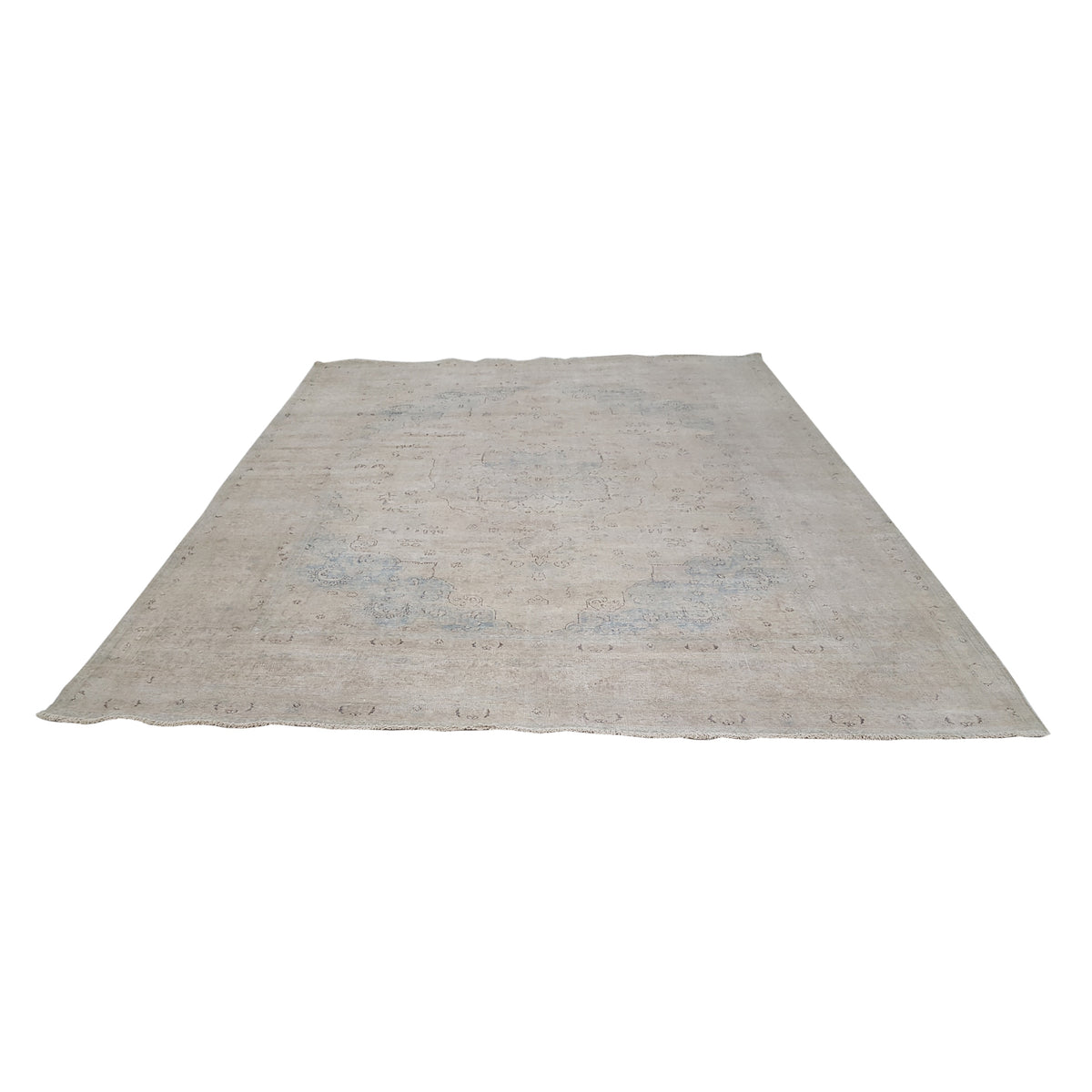 Pacific Vintage 42076 Ivory Ivory Vintage Hand Knotted Rug
