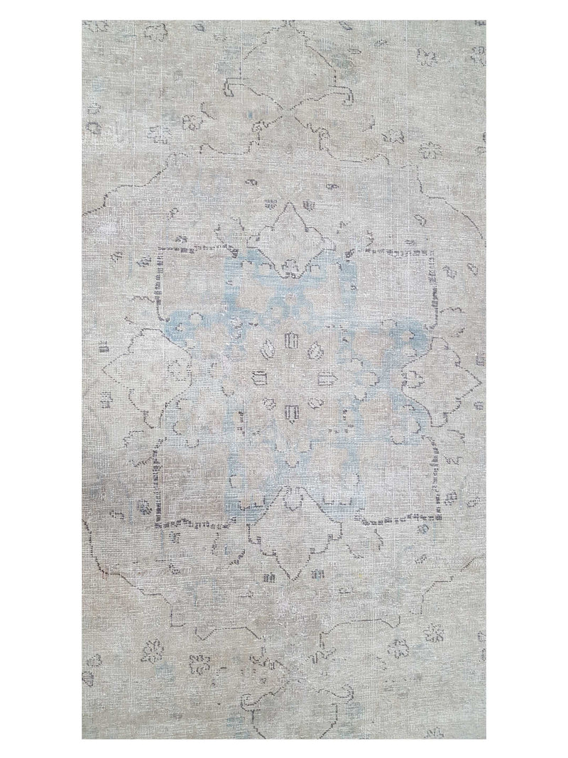 Pacific Vintage 42076 Ivory Ivory Vintage Hand Knotted Rug