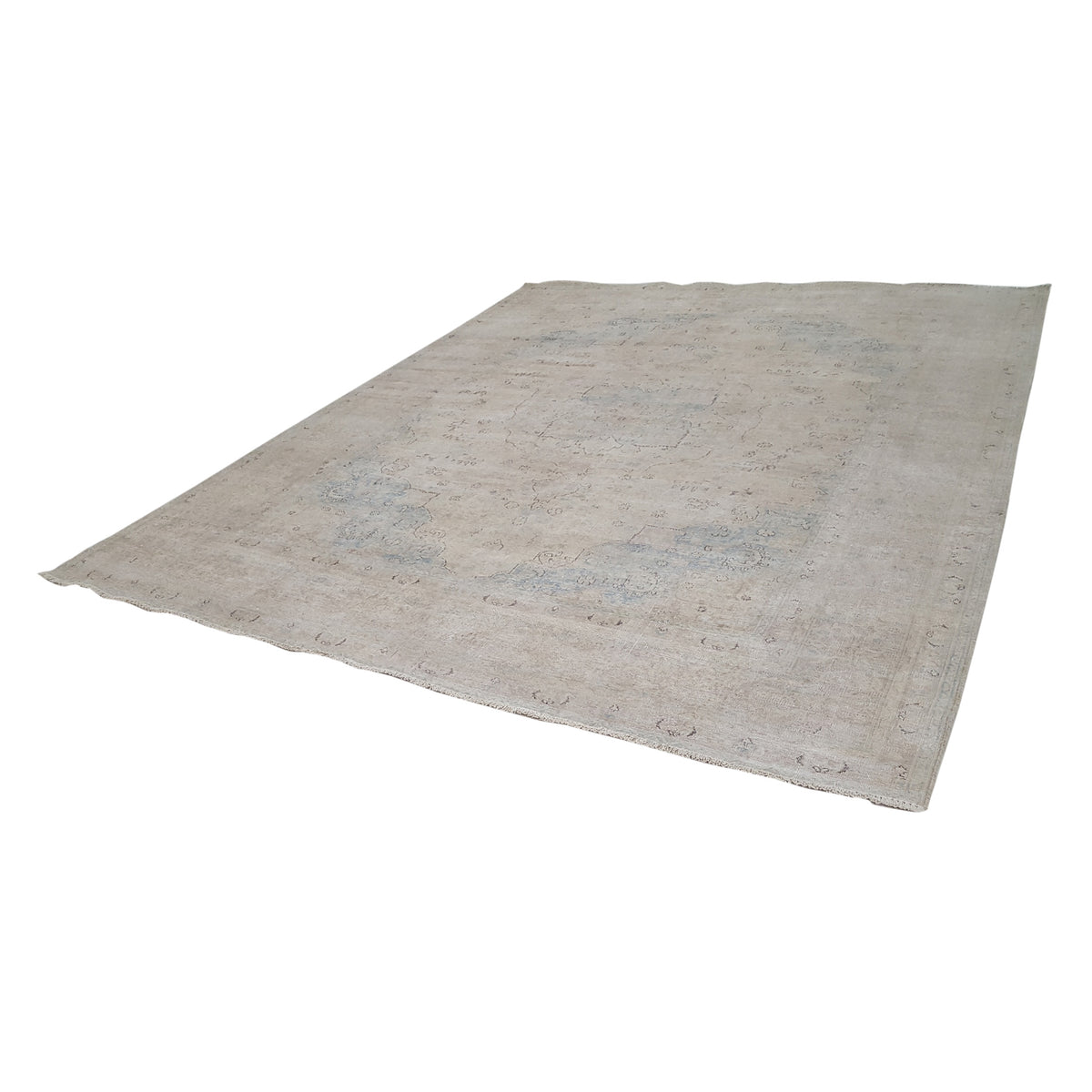 Pacific Vintage 42076 Ivory Ivory Vintage Hand Knotted Rug