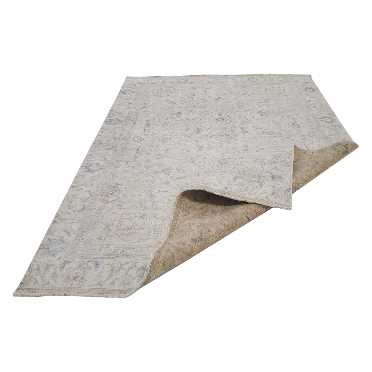 Pacific Vintage 42086 Ivory Ivory Vintage Hand Knotted Rug