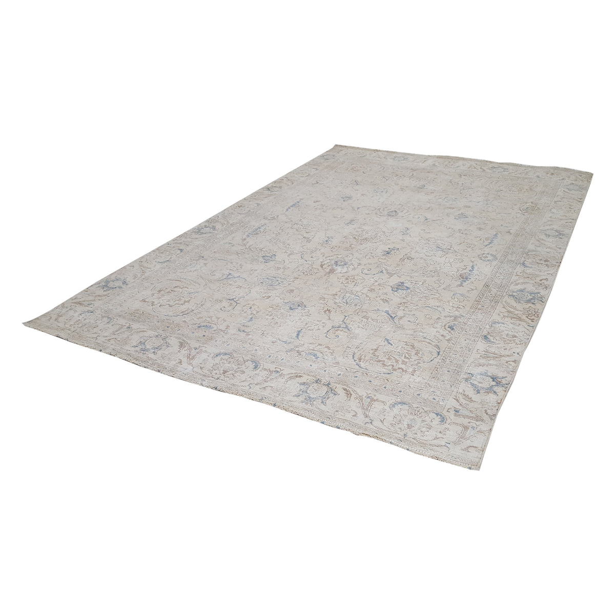Pacific Vintage 42086 Ivory Ivory Vintage Hand Knotted Rug