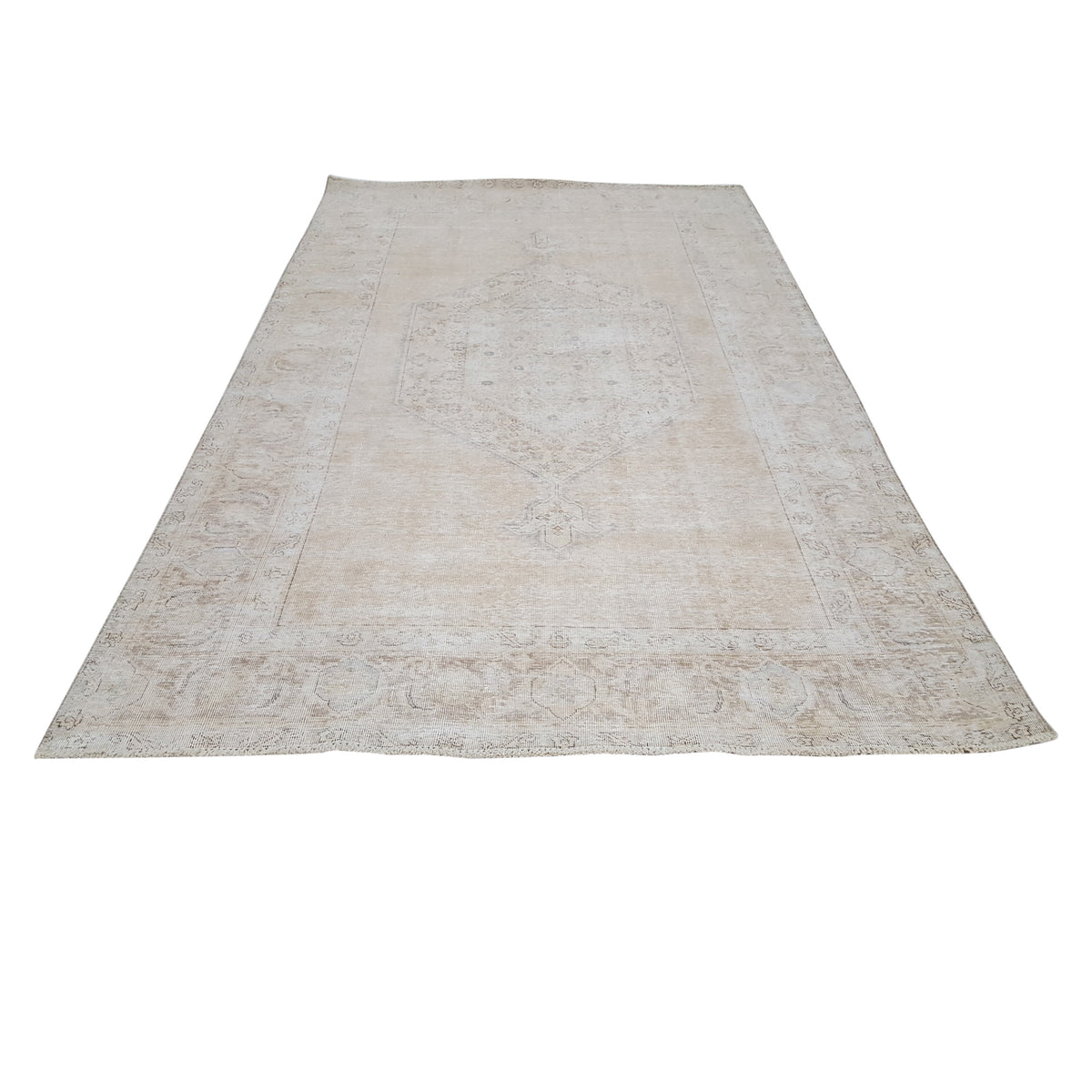 Pacific Vintage 42087 Ivory Ivory Vintage Hand Knotted Rug