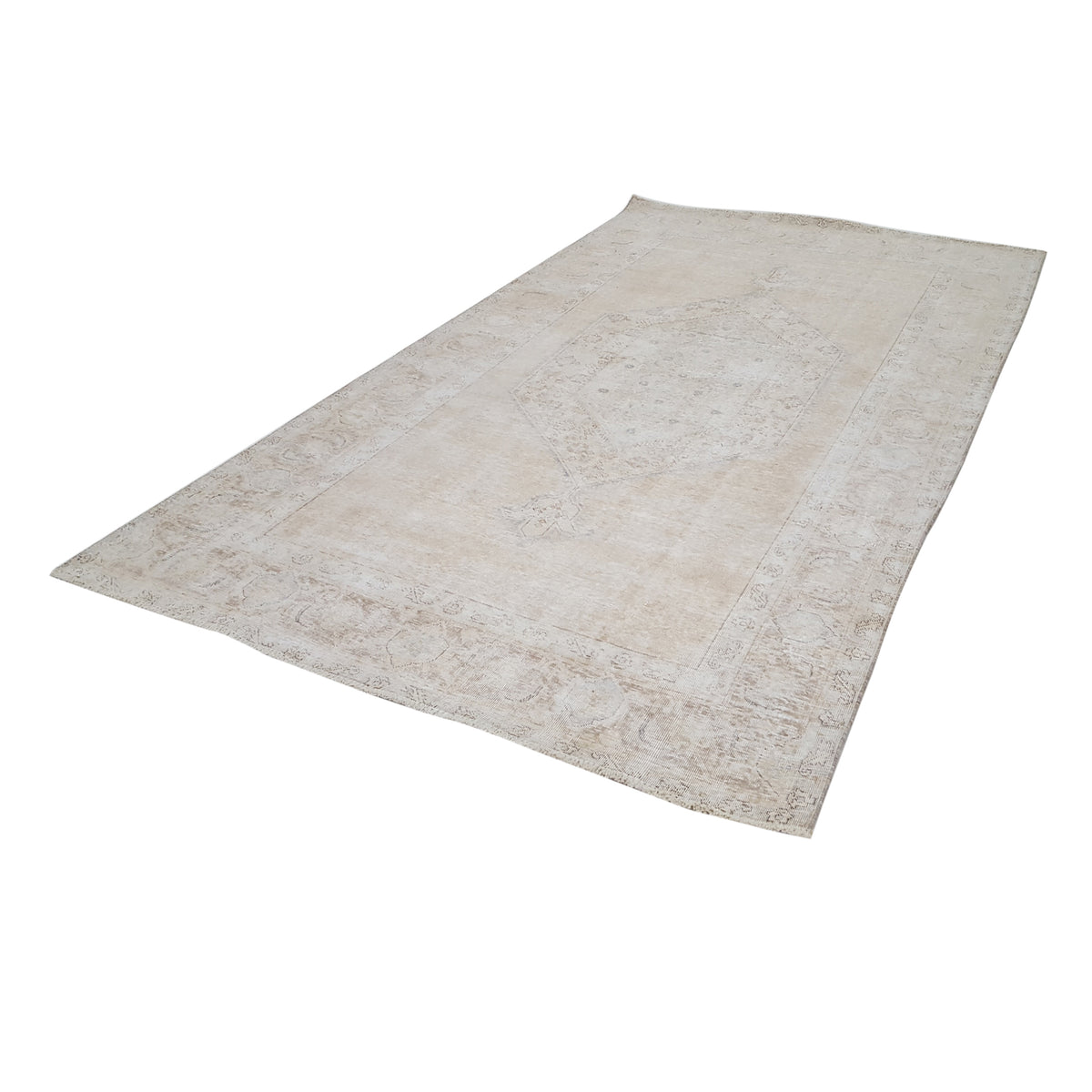 Pacific Vintage 42087 Ivory Ivory Vintage Hand Knotted Rug