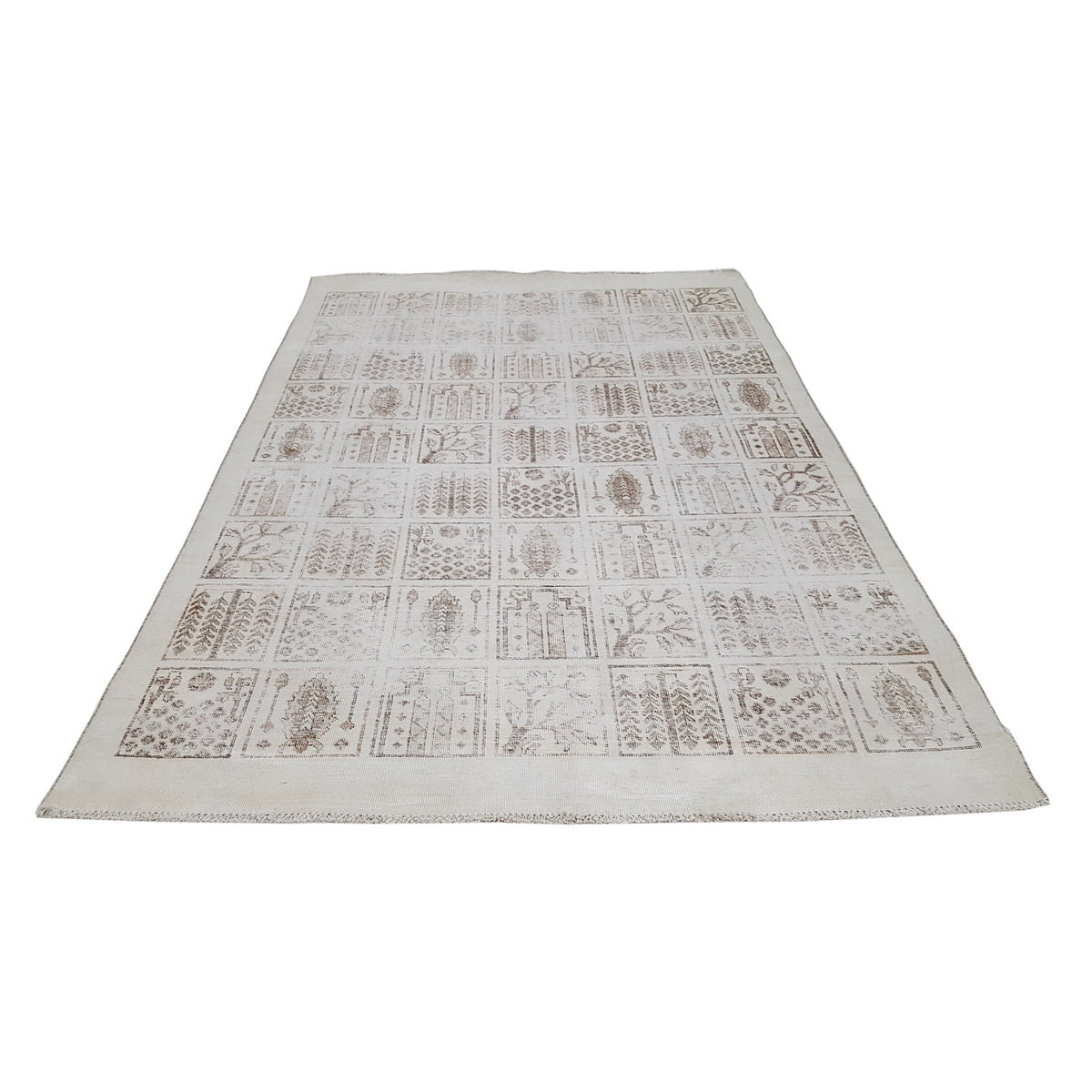 Pacific Vintage 42090 Ivory Ivory Vintage Hand Knotted Rug