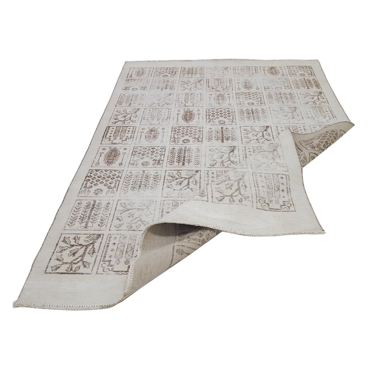 Pacific Vintage 42090 Ivory Ivory Vintage Hand Knotted Rug