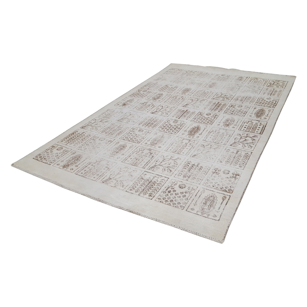 Pacific Vintage 42090 Ivory Ivory Vintage Hand Knotted Rug